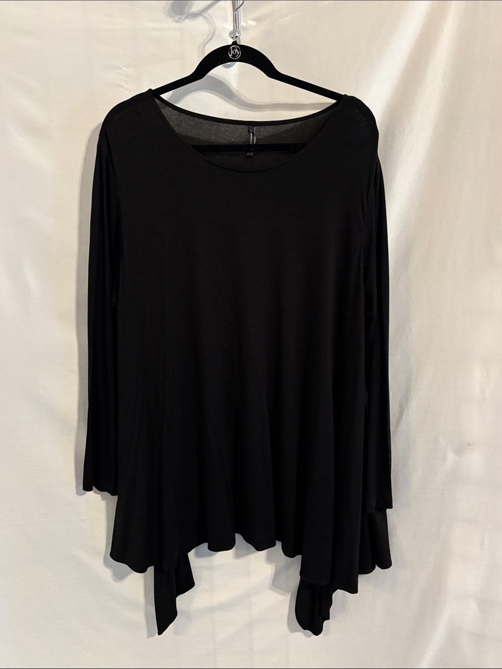 Kedem Sasson black asymmetrical top